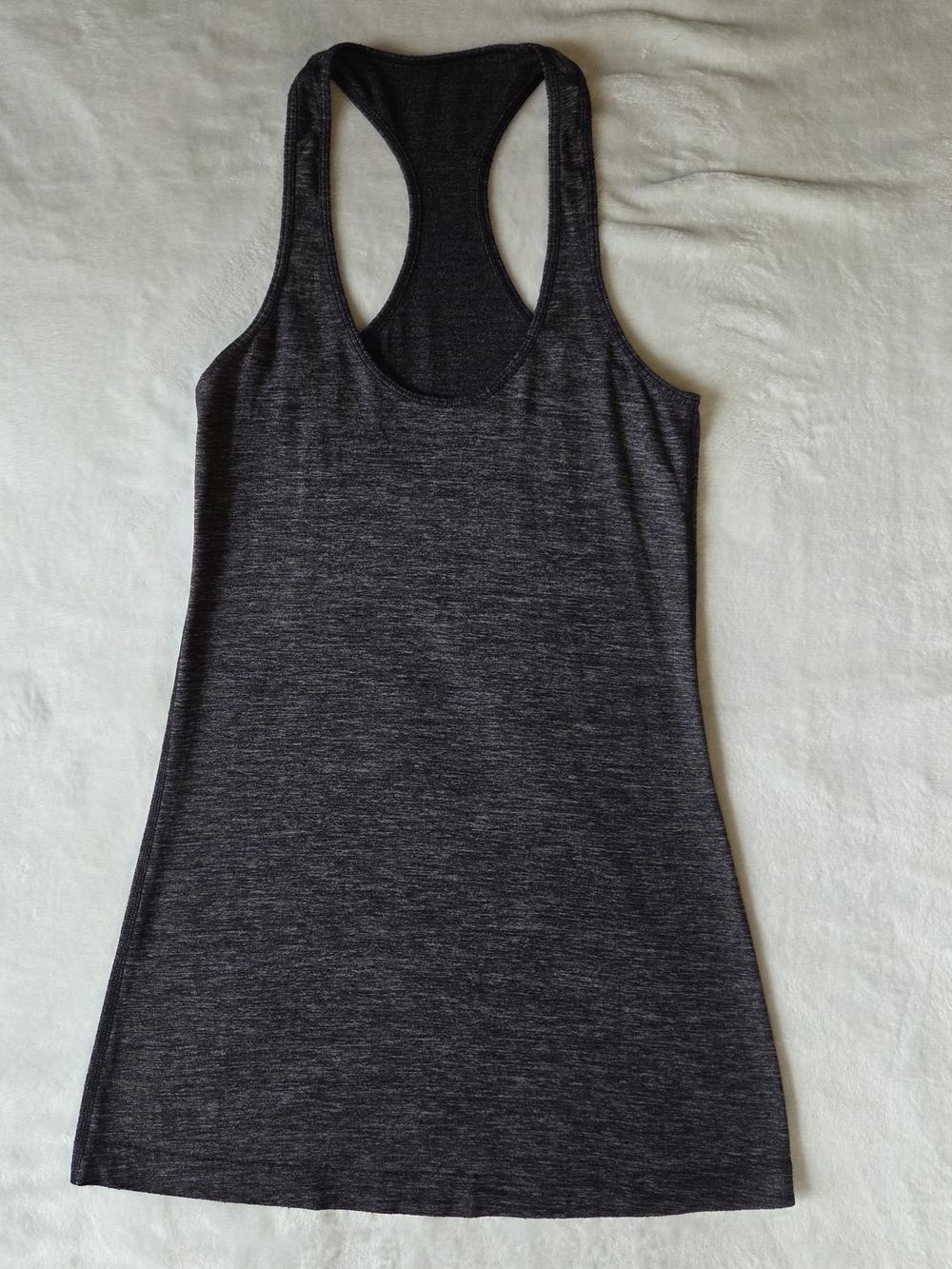 Lululemon Athletica Heather Charcoal Racerback Tank
